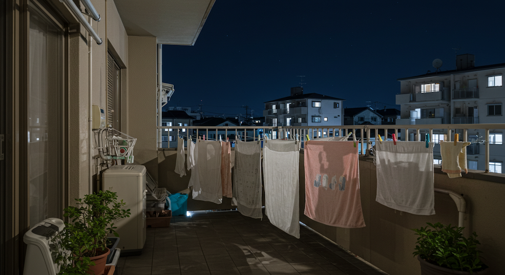 夜干し　ヒント　洗濯