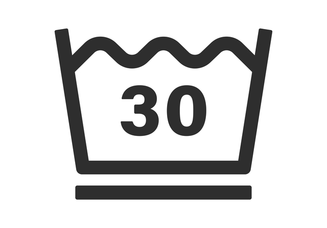 洗濯桶マークの下に横棒が引いてある場合