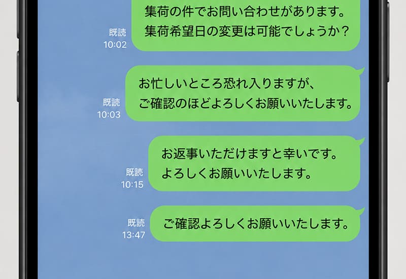 洗濯代行A社のサポート