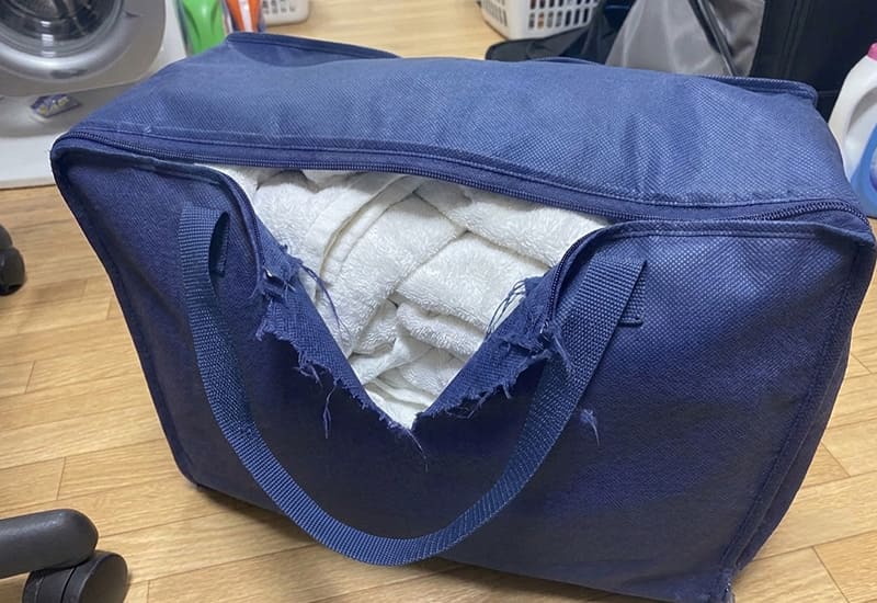 洗濯代行A社のバッグ