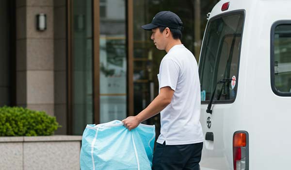 しろふわ便の安心の集配ドライバー