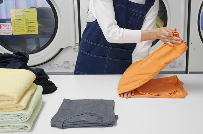 洗濯代行しろふわ便の畳み方をご指定頂けます